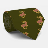 Hirsch deer krawatte (Gerollt)