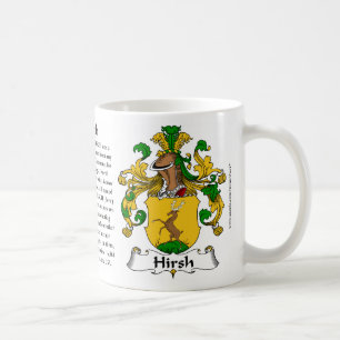 Hirsch, der Ursprung, die Bedeutung und das Wappen Kaffeetasse