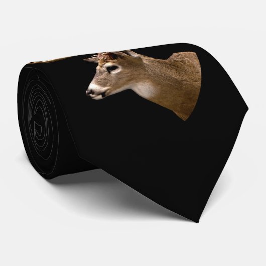Hirsch-Dollar-Rotwild Krawatte (Gerollt)
