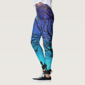 Hirsch durch Mondlicht Leggings (Links)