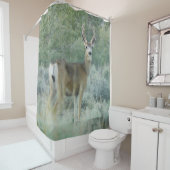 Hirsch Duschvorhang (Beispiel)