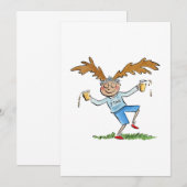 Hirsch Einladung (Vorne/Hinten)