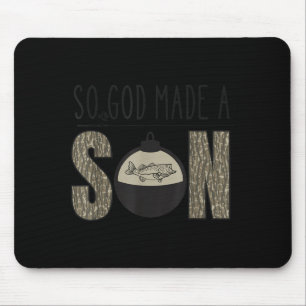 Hirsch Ente Fisch Jagdsaison Christlicher Sohn Kin Mousepad