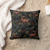 Hirsch Fawn Floral Pattern Kissen (Decke)