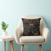 Hirsch Fawn Floral Pattern Kissen (Stuhl )
