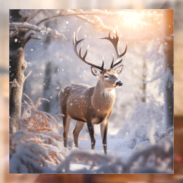 Hirsch Fensteraufkleber