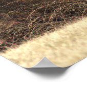 Hirsch-Foto-Poster Poster (Ecke)