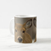 Hirsch-Foto-Tasse Kaffeetasse (Vorderseite Links)
