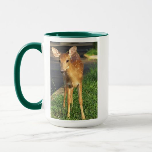 Hirsch-Foto-Tasse Tasse (Links)