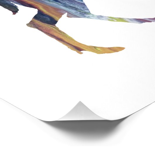 Hirsch Fotodruck (Ecke)