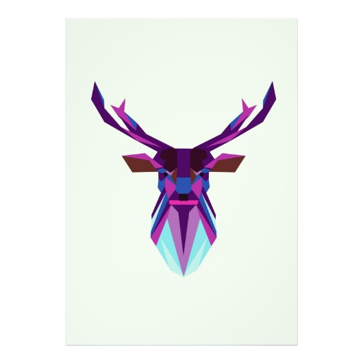 Hirsch Fotodruck (Vorne)