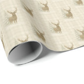 Hirsch-Geschenkpapier Geschenkpapier (Rolleneckpunkt)
