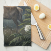 Hirsch Geschirrtuch (Viertel Falte)