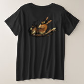Hirsch Große Größe T-Shirt (Design Rückseite)