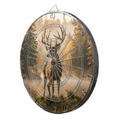 Hirsch Hirschscheibe Dartboard Dartscheibe (Vorderseite rechts)