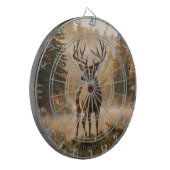 Hirsch Hirschscheibe Dartboard Dartscheibe (Vorderseite Links)