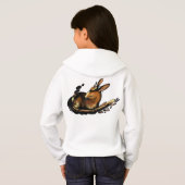 Hirsch Hoodie (Schwarz voll)