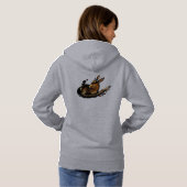 Hirsch Hoodie (Schwarz voll)