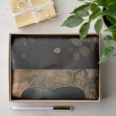 Hirsch im Anzug, Hut mit Blume 1 Dekoupage Paper Seidenpapier (Geschenk)