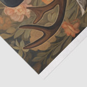 Hirsch im Anzug, Hut mit Blume 1 Dekoupage Paper Seidenpapier (Ausschnitt)