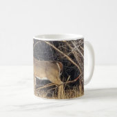 Hirsch im Dickicht Becher Kaffeetasse (VorderseiteRechts)