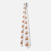 Hirsch im großen Gras Krawatte (Rückseite)