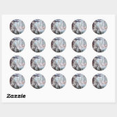 Hirsch im Schnee Sticker (Blatt)