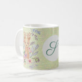 Hirsch im Wald, personalisiert Kaffeetasse (Vorderseite Links)