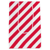 Hirsch im Weihnachtskranz Mittlere Geschenktüte (Rückseite)