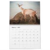 Hirsch in Art II Kalender (Feb 2027)