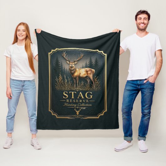 HIRSCH – JAGDKOLLEKTION FLEECEDECKE (Beispiel)