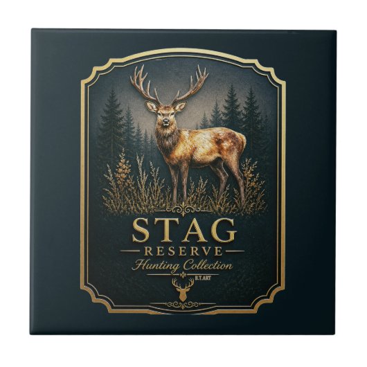 HIRSCH – JAGDKOLLEKTION  FLIESE (Vorderseite)