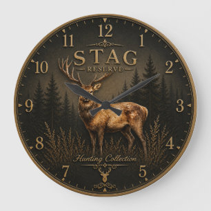 HIRSCH – JAGDKOLLEKTION GROßE WANDUHR