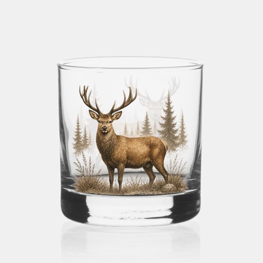 HIRSCH – JAGDKOLLEKTION WHISKYGLAS (Vorderseite)