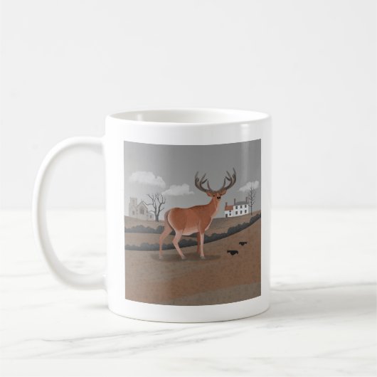 Hirsch Kaffeetasse (Links)