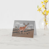 Hirsch Karte (Gelbe Blume)