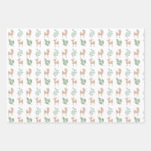 Hirsch Kleines Wrapping Paper Geschenkpapier Set (Vorderseite 2)