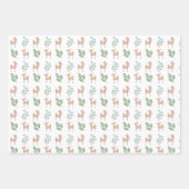 Hirsch Kleines Wrapping Paper Geschenkpapier Set (Vorderseite)