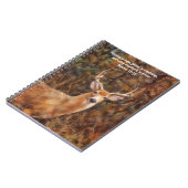 Hirsch Kunst Bibelvers Gebetsjournal Notizbuch Notizblock (Linke Seite)
