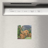 Hirsch Kunst Magnet (In Situ (Geschirrspüler))