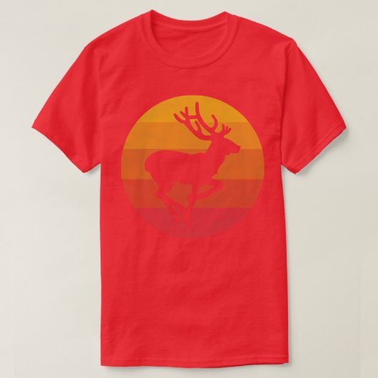 Hirsch laufen T-Shirt (Design vorne)