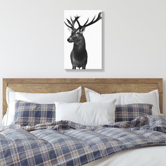 Hirsch Leinwanddruck (Insitu (Schlafzimmer))