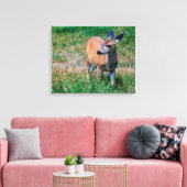 Hirsch Leinwanddruck (Insitu (Wohnzimmer))