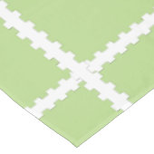 Hirsch Light Green Peace Joy Wreath Tablecloth Tischdecke (Schrägansicht)
