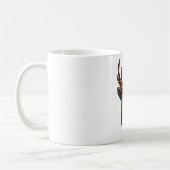 Hirsch Mandala Kaffeetasse (Links)