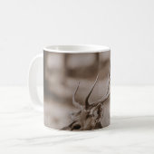 HIRSCH MIT GEWEIH KAFFEETASSE (Vorderseite Links)