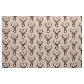 Hirsch mit Ihrem Monogramm-Gewebe Stoff (Fat Quarter (45,7 x 55,9 cm))