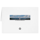 Hirsch mit Schnee und Brush (Rückseite Horizontal)