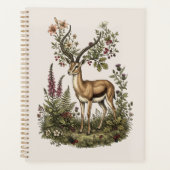 Hirsch mit Wildblume Planer (Vorderseite)