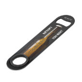 Hirsch-NachtTrauzeuge-Andenken-Bierflasche Speedflaschenöffner (Vorderseite Schrägansicht)